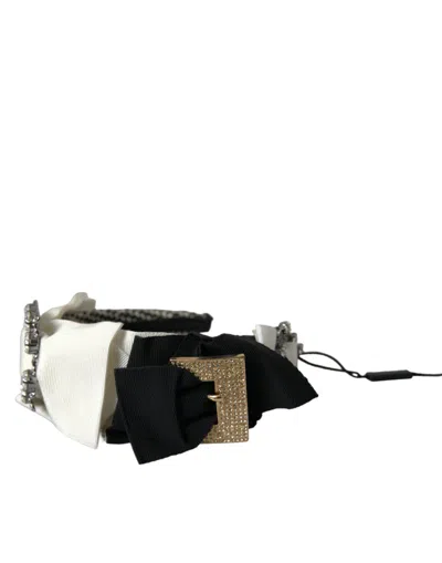 Dolce & Gabbana Crystal Embellished Headband In Multi