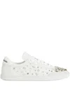 Dolce & Gabbana Sneakers Embellished With Rhinestones In White