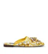 Dolce & Gabbana Majolica-print Brocade Mules