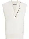 Dolce & Gabbana Crystal-embellished Vest In White