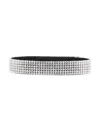 Dolce & Gabbana Crystal-embellishment Adjustable-fit Belt In Silver