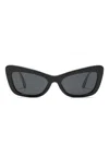 Dolce & Gabbana Crystal Sunglasses In Black