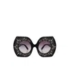 Dolce & Gabbana Crystal Sunglasses Women In Black