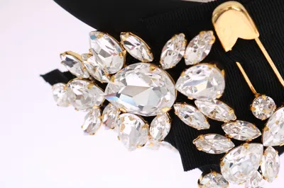 Dolce & Gabbana Crystal-embellished Tiara In Gold