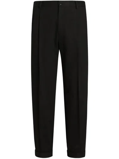 DOLCE & GABBANA DOLCE & GABBANA CUFFED TROUSERS