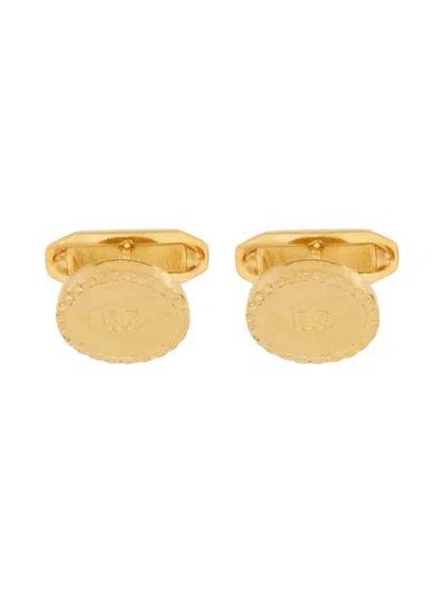 DOLCE & GABBANA CUFFLINKS WITH LOGO