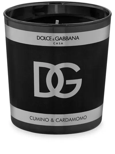 Dolce & Gabbana Cumino & Cardamomo Candle In Black