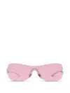 Dolce & Gabbana Curved-frame Sunglasses In Pink
