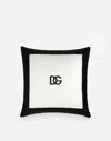 Dolce & Gabbana Cotton Gabardine Cushion Large In Multicolor