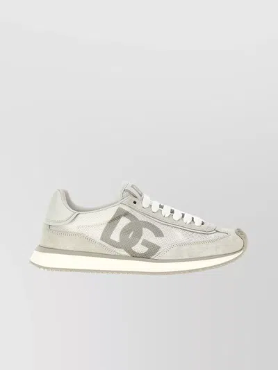 DOLCE & GABBANA 'CUSHION' LOW-TOP SNEAKERS MESH PANELS