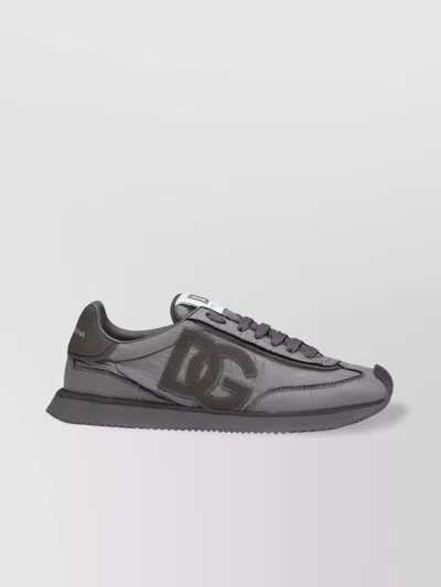 DOLCE & GABBANA CUSHION NYLON SNEAKERS RUBBER SOLE