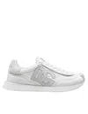 Dolce & Gabbana Cushion Sneaker In Mixed Materials Color White