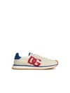 Dolce & Gabbana Cushion Low-top Sneakers Featuring Contrasting Elements In White