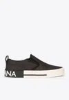 Dolce & Gabbana Custom 2.0 Quilted Slip-on Sneakers In Brown