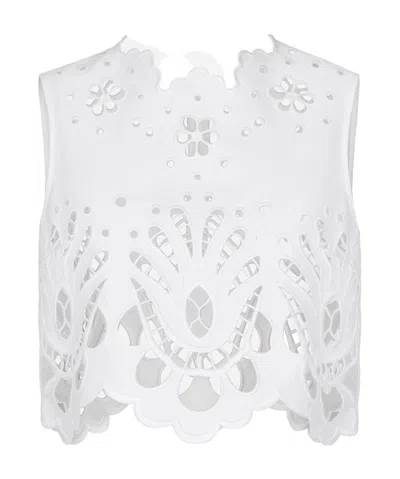 DOLCE & GABBANA DOLCE  GABBANA CUT-OUT DETAILED CROPPED TOP