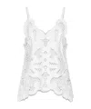 Dolce & Gabbana Cotton Top With Cut-out Detailing In White