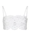 Dolce & Gabbana Cotton Top With Cut-out Detailing In White