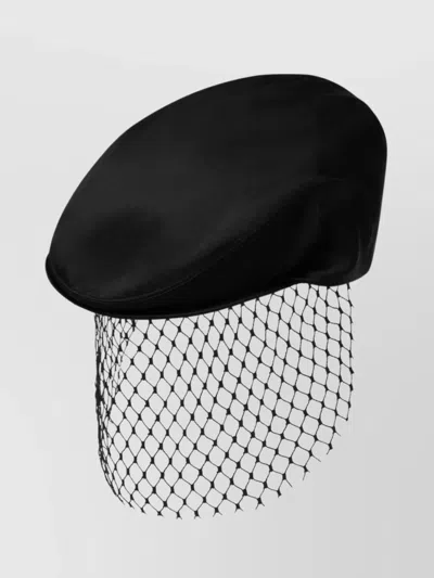 Dolce & Gabbana Cut-out Detailing Silk Blend Hat