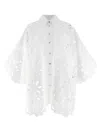 Dolce & Gabbana Cut-out Embroidery Shirt With Scalloped Hem