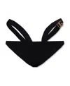 Dolce & Gabbana Cut Out High Waisted Swim Bottom In Black