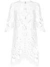 Dolce & Gabbana Cut-out Shift Minidress In White