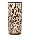 Dolce & Gabbana Cylindrical Leopard Porcelain Vase (10cm) In Brown