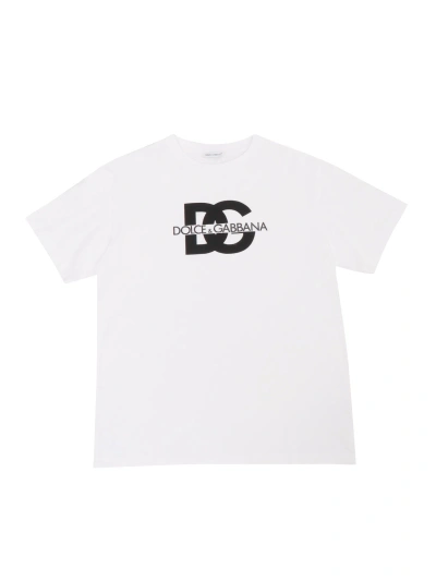 Dolce & Gabbana Kids' D&g Childrens T-shirt In White