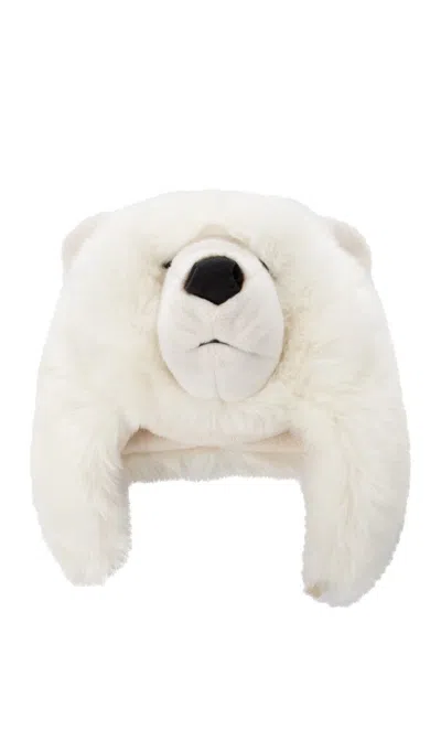 Pre-owned Dolce & Gabbana D&g Polar Bear Hat In White