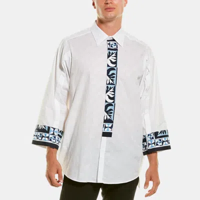 Pre-owned Dolce & Gabbana D & G White Shirt Us 40