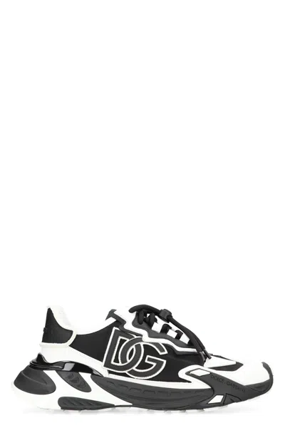 Dolce & Gabbana Daand Faster Low-top Sneakers In Black