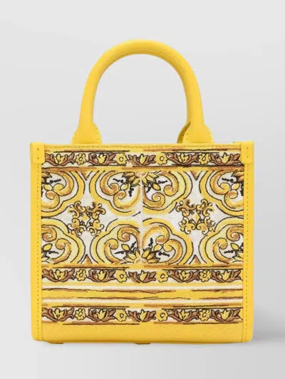 Dolce & Gabbana Dg Daily Mini Tote Bag In Yellow