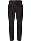 Dolce & Gabbana Logo Plaque Straight-legged Jeans