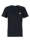 Dolce & Gabbana Man T-shirt Black Size 38 Cotton, Abs - Acrylonitrile Butadiene Styrene, Polyester,