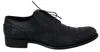 Dolce & Gabbana Dark Blue Leather Wingtip Oxford Dress Men's Shoes In Blue