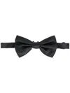 Dolce & Gabbana Bow Tie In Silk In Dark Blue