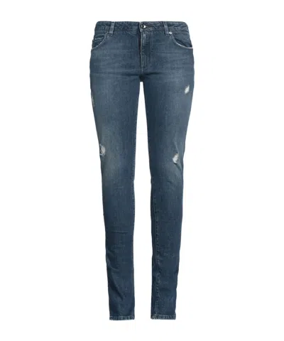 Dolce & Gabbana Dark Blue Slim-fit Jeans