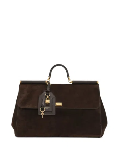 Dolce & Gabbana Dark Brown Sicily Tote