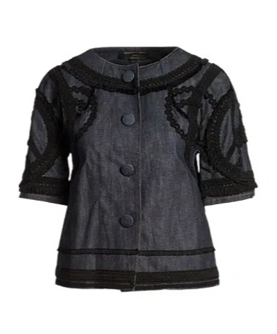 Dolce & Gabbana Dark Denim Top In Blue