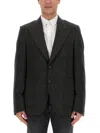 Dolce & Gabbana Single-breasted Jacket Button Cuffs In Black