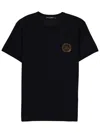 Dolce & Gabbana Cotton T-shirt With Patch In Blue