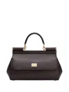Dolce & Gabbana Dark Purple Sicily Medium Satchel