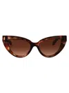 Dolce & Gabbana Dolce&gabbana 52mm Polarized Cat Eye Sunglasses In Brown
