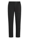 Dolce & Gabbana Dart-front Tailored Trousers In Black