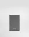 Dolce & Gabbana Dauphine Calfskin Card Holder In Grey