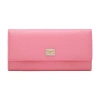 DOLCE & GABBANA DAUPHINE CALFSKIN WALLET WITH BRANDED TAG