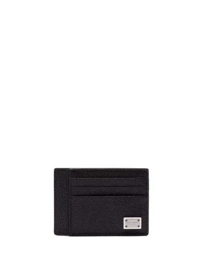 DOLCE & GABBANA LEATHER CARD HOLDER