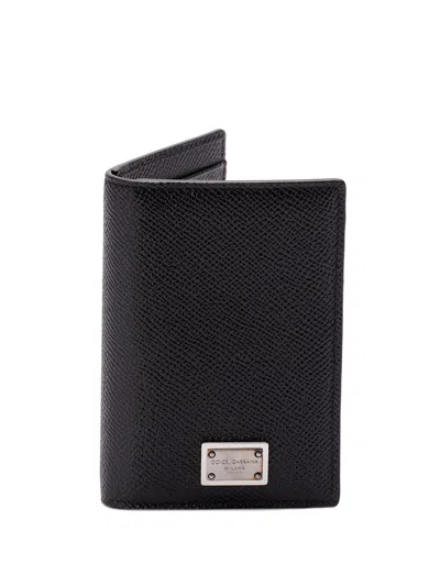 Dolce & Gabbana Bifold Card Holder In Black