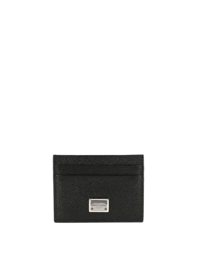 Dolce & Gabbana "dauphine" Card Holder In Black