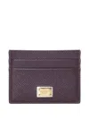 Dolce & Gabbana Vitello Stampa Textured Rectangular Cardholder In Multi