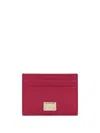 DOLCE & GABBANA DAUPHINE CARD HOLDER WITH LOGO PLAQUE